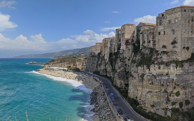 Tropea Beach and Village view